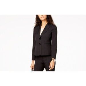Le Suit Two-Button Melange Suit Coat Women's Size 4